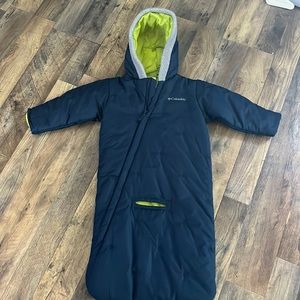 Columbia car seat wrap, bunting snow suit